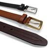 3581104 Men's Leather Belts One Piece 100% Genuine Leather Classic Casual Dress Belt (Black, 42) view 4