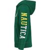 Nautica Boys' Long Sleeve Fleece Full Zip Hoodie, J-Class Evergreen, 8 view 2