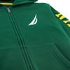 Nautica Boys' Long Sleeve Fleece Full Zip Hoodie, J-Class Evergreen, 14-16 view 4