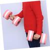 Mipcase 2pcs Pink Eva Water Dumbbells for Pool Aerobics Lightweight Aquatic Exercise Hand Bars for Water Resistance Workouts Flexibility Training view 3