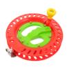 Mipcase Fly Fishing Reel Winding Board for Organization Durable Fishing Line Keeper for Hooks Leaders and Rigs Red and Green view 1
