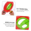 Mipcase Fly Fishing Reel Winding Board for Organization Durable Fishing Line Keeper for Hooks Leaders and Rigs Red and Green view 3