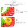 Mipcase Fly Fishing Reel Winding Board for Organization Durable Fishing Line Keeper for Hooks Leaders and Rigs Red and Green view 4