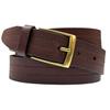 3581104 Men's Leather Belts One Piece 100% Genuine Leather Classic Casual Dress Belt (Brown, 38.) view 1