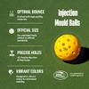 OZO Pickleball - Set of 9 Outdoor Balls, 40 Holes, Injection Mould view 2