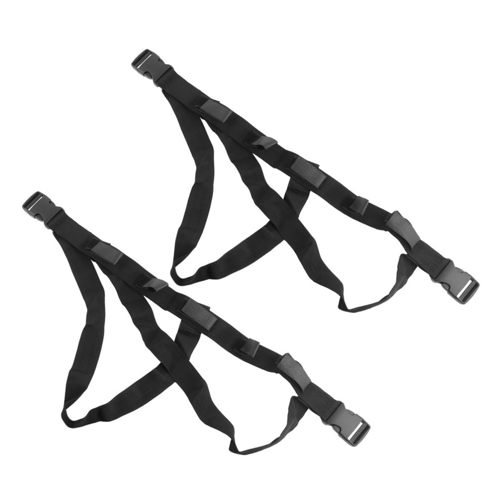 GOOHOCHY 2-Pack Fishing Rod Tie Stand Car Rod Brackets Belt Straps Easy Install Tangle- Storage