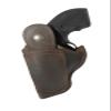 Barsony Brown Leather Ambidextrous 360Carry 12 Option Holster for Kimber K6S DASA 3" view 4