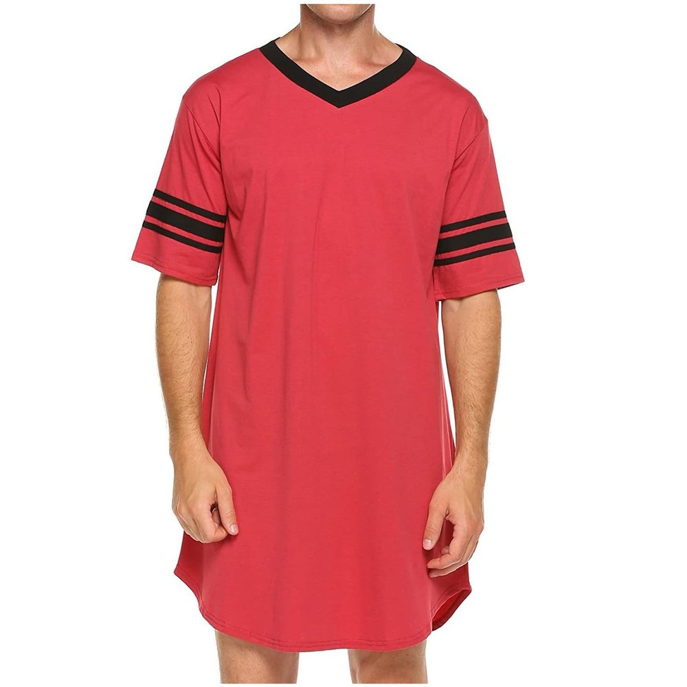 Polos for Men Collar Shirts for Men 4th of July Shirts for Men Tactical Long Sleeve Shirts for Men Big and Tall Polo Golf Tshirts Shirts for Men(Red,5X-Large)