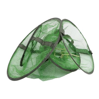GOOHOCHY 3pcs Mesh Fishing Net Durable Crab Lobster Catching Tool Large Green Fishing Accessory for Outdoor Use Portable and Easy to Store