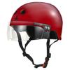 Triple Eight The Certified Sweatsaver Helmet with Visor for Roller Derby, Skateboarding and BMX, Scarlet Red Glossy, XL/XXL view 1