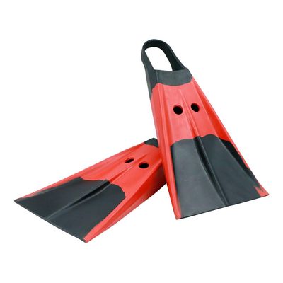 Voit Floating Rubber Fins, Duck Feet Fins, Comfortable Swimming Fins for Men, Women & Children, Great for Swim Training, Snorkeling & More Size S (5-7) Black & Red