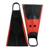Voit Floating Rubber Fins, Duck Feet Fins, Comfortable Swimming Fins for Men, Women & Children, Great for Swim Training, Snorkeling & More Size S (5-7) Black & Red view 3