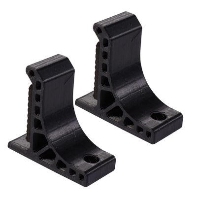 balacoo 1 Pair Storage Hanger Wall Mount Recurve Rack Adhesive and Screw Mounting Universal Bracket Arrow Display Rack