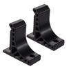balacoo 1 Pair Storage Hanger Wall Mount Recurve Rack Adhesive and Screw Mounting Universal Bracket Arrow Display Rack view 1