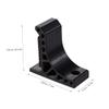 balacoo 1 Pair Storage Hanger Wall Mount Recurve Rack Adhesive and Screw Mounting Universal Bracket Arrow Display Rack view 3