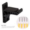 balacoo 1 Pair Storage Hanger Wall Mount Recurve Rack Adhesive and Screw Mounting Universal Bracket Arrow Display Rack view 4