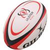 Gilbert Ulster Rugby Replica Ball, Size 5, Red & Black