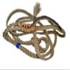 Junior Bull Rope RH 10.6 ft | Full Leather Handmade Riding Rope | Small to Medium Calf | FCBR view 1