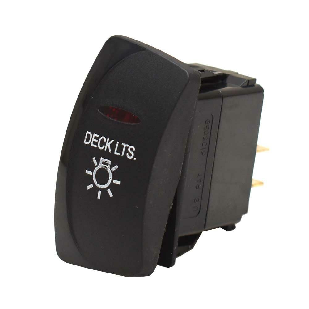 Generic Carling On/Off Contura IV Boat Rocker Switch | Deck Lights 3 Spade 12V