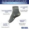 SB SOX - 2 Pairs Plantar Fasciitis Relief Socks (Nude, Medium + Gray, Medium) view 4