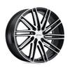 PEP1C 19X8 5X112 G-BK MCH-FC 40MM Aftermarket Rim view 1