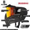 Maddog HK Army HSTL Paintball Airsoft Mask Goggle System | Replaceable Thermal Dual-Pane Anti Fog Lens | Adjustable Full-Face Safety Certified Protection - Black with Fire Lens view 3