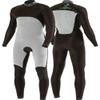 7 Seas Boys Shredder 3-2 Full Chest Zip Wetsuit Navy 8 view 2