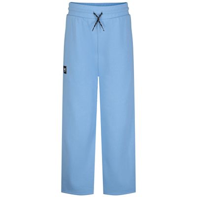 Under Armour Girls' Wide Leg Fleece Sweatpants, Elastic Waistband with Drawstring Closure, Outdoor Collection, Horizon Blue, YS