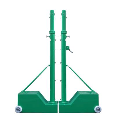 MENUBWPP Volleyball net Volleyball/Badminton Net Wheeled&Weighted Base with Nylon Nets Backyard Games 1.55M-7.9FT Outdoor Training (Color : Green, Size : Style1)