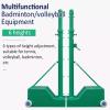 MENUBWPP Volleyball net Volleyball/Badminton Net Wheeled&Weighted Base with Nylon Nets Backyard Games 1.55M-7.9FT Outdoor Training (Color : Green, Size : Style1) view 2
