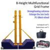 MENUBWPP Volleyball net Volleyball/Badminton Net 8 Height Adjustments Backyard Heavy Duty Badminton Set PU Silent Tire (Size : Style3) view 2