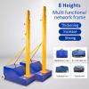 MENUBWPP Volleyball net Portable Badminton Net Volleyball/Badminton Stand with Stable Base with Wheels 6 Height adjustments (Size : Style10) view 2