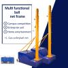 MENUBWPP Volleyball net Volleyball/Badminton Stand with Increase Stable Base,Portable Wheels Indoor & Outdoor Use Indoor Gym(Style 1) view 2