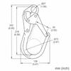 NineFit Basics Tuf N-3630T Steel Rebar Hook, Yellow Zinc view 4