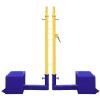 MENUBWPP Volleyball net Volleyball/Badminton Net Portable Volleyball Net Height Between 1.55M/5FT and 2.43M/7.9FT Adjust(Style 2) view 1