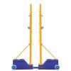 MENUBWPP Volleyball net Gas Volleyball/Badminton Outdoor with Stable Base with Wheels Heavy Duty Badminton Combo Set Two Height view 1