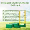 MENUBWPP Volleyball net 8 Height Positions Outdoor Volleyball Net and Poles with Stable BaseMetal Pulley Hand Cranked Tightener (Size : Style1) view 4