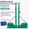 MENUBWPP Volleyball net Volleyball/Badminton Net Wheeled&Weighted Base with Nylon Nets Backyard Games 1.55M-7.9FT Outdoor Training(Green,Style2) view 2