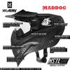 Maddog HK Army HSTL Paintball Airsoft Mask Goggle System | Replaceable Thermal Dual-Pane Anti Fog Lens | Adjustable Full-Face Safety Certified Protection - Black with Clear Lens view 3
