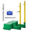 MENUBWPP Volleyball net 8 Height Positions Outdoor Volleyball Net and Poles with Stable BaseMetal Pulley Hand Cranked Tightener (Size : Style2) view 2