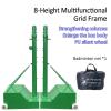 MENUBWPP Volleyball net Volleyball/Badminton Stand with Stable Base Volleyball Net for Backyard 8 Heights 5ft - 7.9ft (Size : Style2) view 2