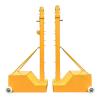 MENUBWPP Volleyball net Volleyball/Badminton Net Wheeled&Weighted Base with Nylon Nets Backyard Games 1.55M-7.9FT Outdoor Training(Yellow,Style1) view 1