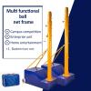 MENUBWPP Volleyball net Volleyball/Badminton Stand with Increase Stable Base,Portable Wheels Indoor & Outdoor Use Indoor Gym(Style 2) view 2