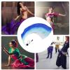 1/2 Colorful Silk Poi Flags - Single Spinniing Poi Ball, Silk Veil 3 Yards Half | Practice Flag Scarf Poi Streamer, Belly Dance Flowy Silk, National Dance Artificial Silk Veil for Fans view 2