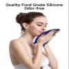 COPOZZ Womens Swim Cap for All Hair - Large, Comfortable Silicone Swimming Cap, Waterproof Design for Long, Short, Thick & Curly Hair | Secure & Comfortable Fit (Blue-12yrs+) view 3