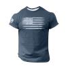 Pump Cover American Flag Shirts for Men Mens Graphic Tshirt Gym Workout Shirts American Flag Shirt Mens Graphic T-Shirts Cool Tshirts for Men view 1