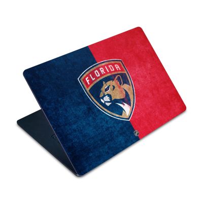 Head Case Designs Officially Licensed NHL Half Distressed Florida Panthers Vinyl Sticker Skin Decal Cover Compatible with Apple MacBook Air 15" M2 2023
