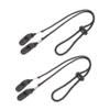 2Pcs Windproof Hat Strap Clip Retainers for Outdoor Activities Black view 1