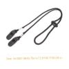 2Pcs Windproof Hat Strap Clip Retainers for Outdoor Activities Black view 2