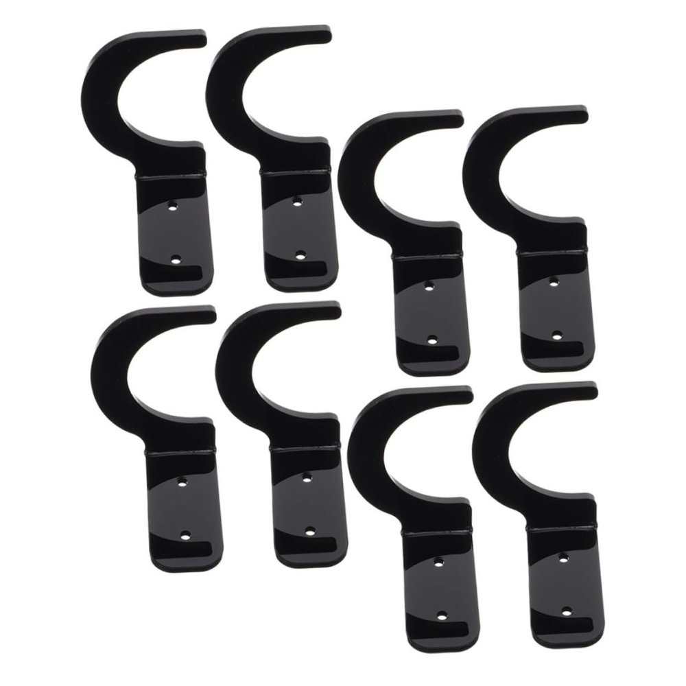 MUSISALY 4pairs Bat Rack for Wall Baseball Bat Holder Stand Decorative Baseball Display Case
